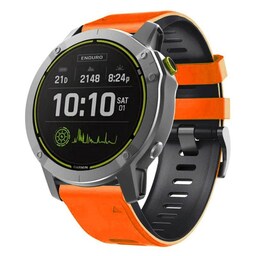 Twin Sport Armbånd Garmin Enduro 2 - Orange/sort