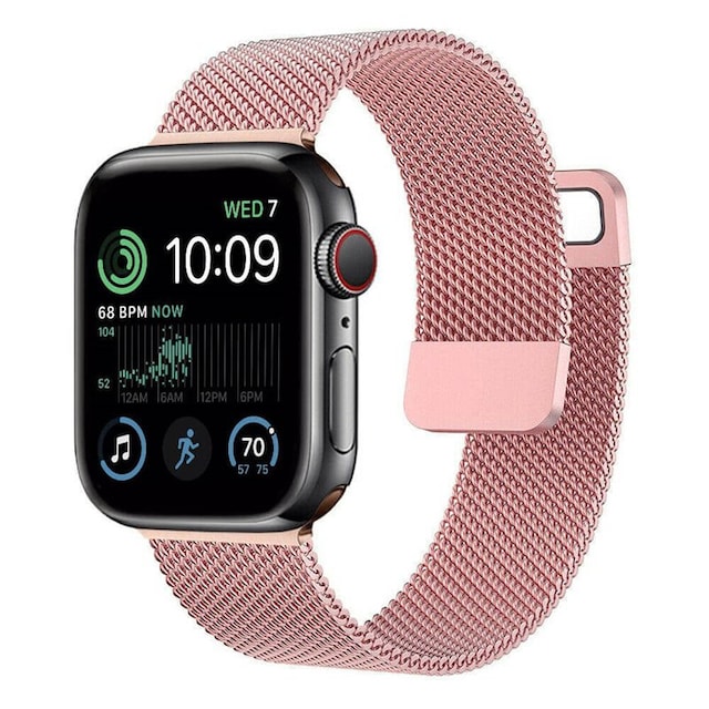 Milanese armbånd Apple Watch SE 2022 (40mm) - Lyserød