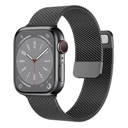 Milanese armbånd Apple Watch 8 (45mm) - Sort