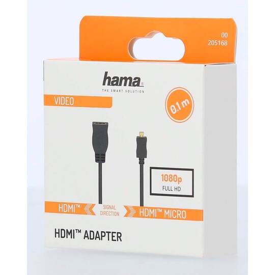 Hama HDMI Type-D Micro - HDMI kabeladapter | Elgiganten
