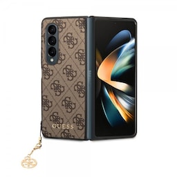 Guess Samsung Galaxy Z Fold 4 Cover 4G Charms Brun