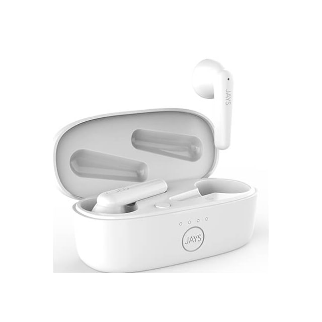 Jays t-Six true wireless in-ear-høretelefoner (hvide)