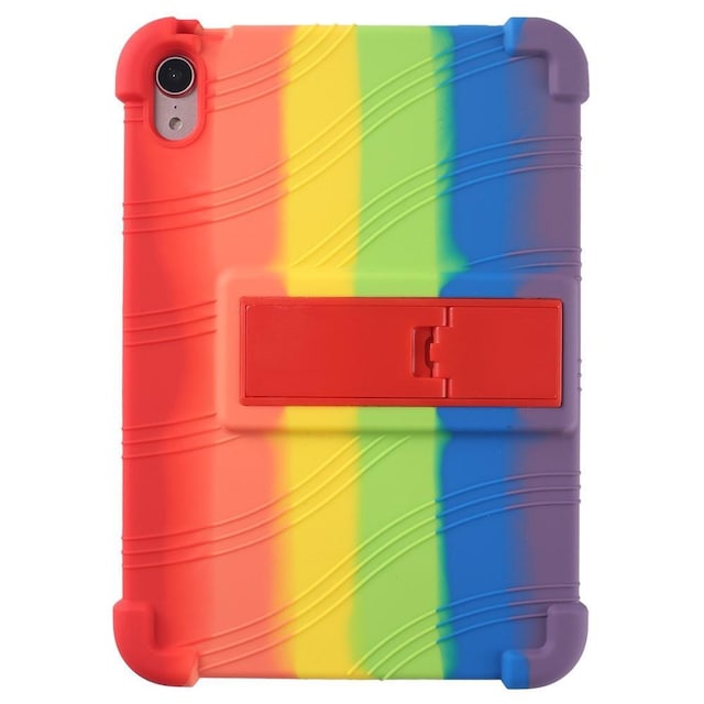 iPad Mini 2021 Blødt silikone beskyttende tabletcover Rainbow Pride