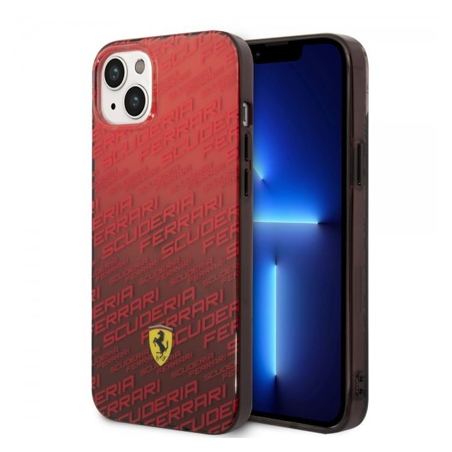 Ferrari iPhone 14 Plus Cover Gradient Scuderia Rød