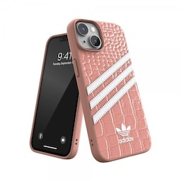 Adidas iPhone 14 Cover 3 Stripes Snap Case Alligator Pink