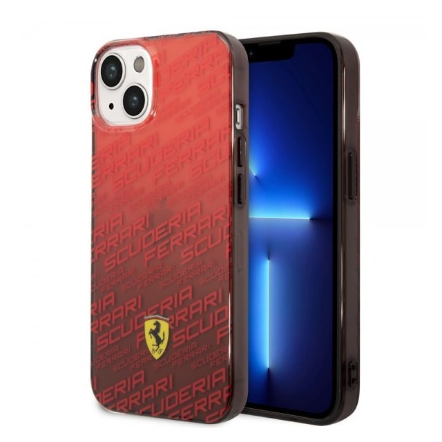 Ferrari iPhone 14 Cover Gradient Scuderia Rød