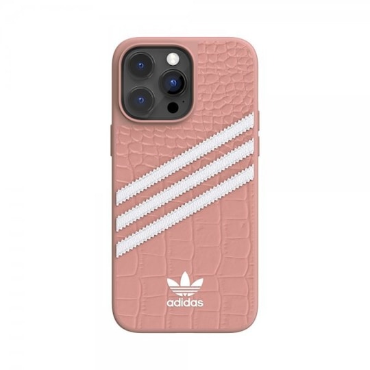 Adidas iPhone 14 Pro Max Cover 3 Stripes Snap Case Pink | Elgiganten