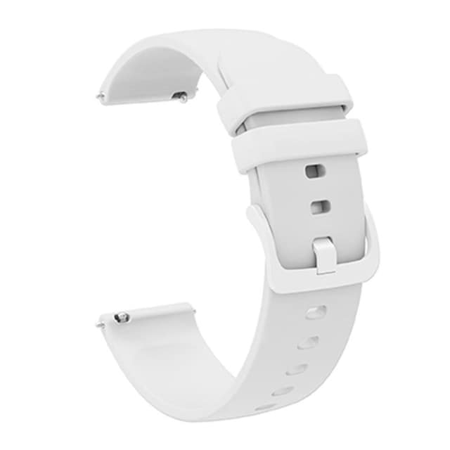 SKALO Silikonearmbånd til Samsung Watch 3 45mm - Hvid