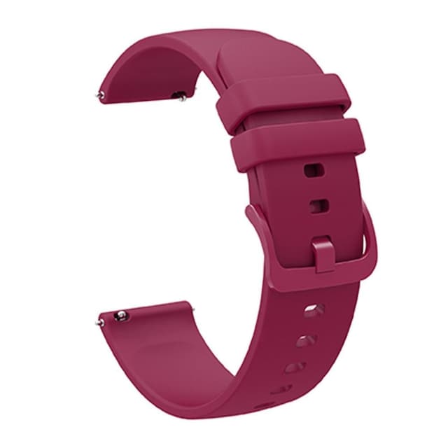 SKALO Silikonearmbånd til Samsung Watch 4 40mm - Vin rød