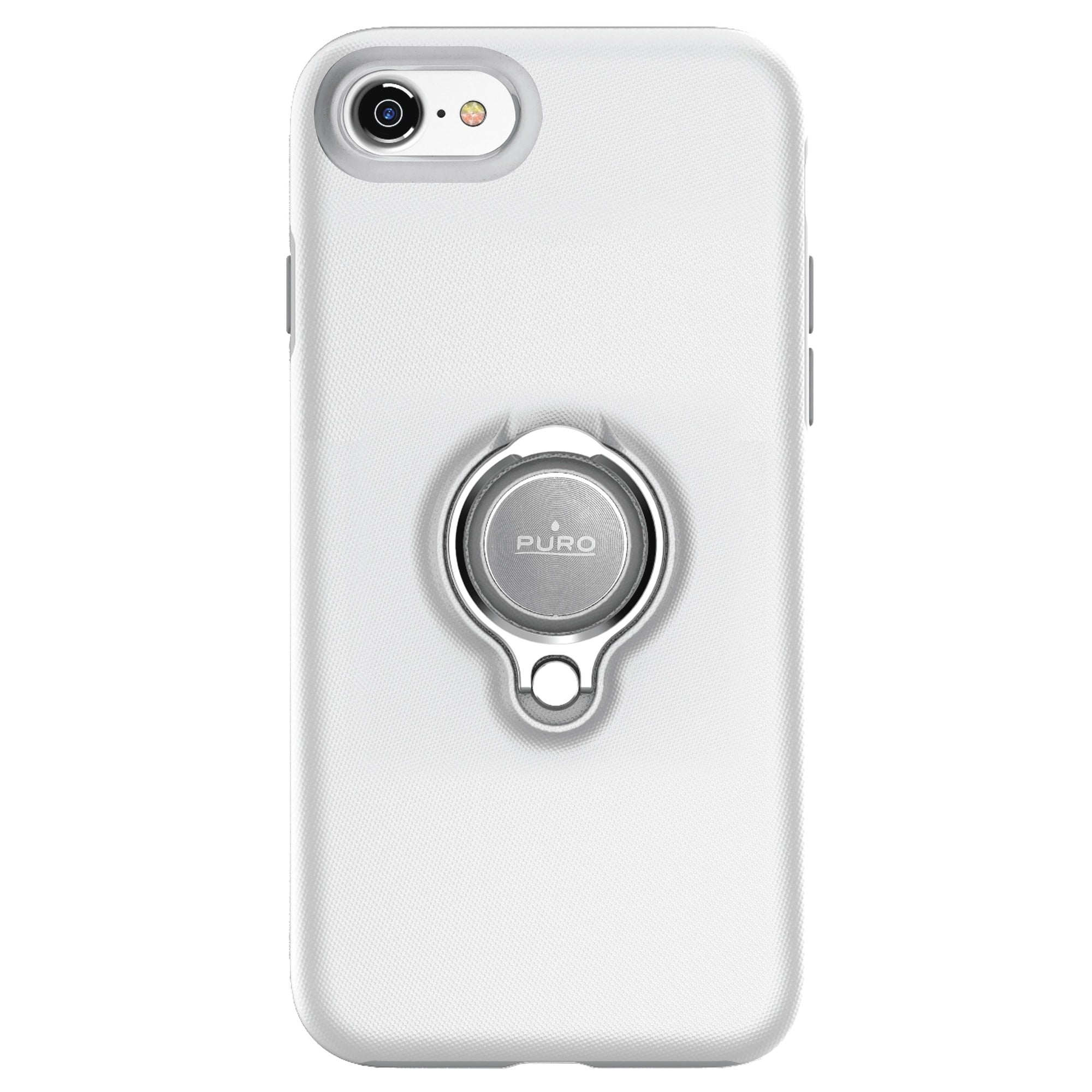 Puro Magnet Ring cover til iPhone 6/7/8/SE Gen. 2 (hvid) | Elgiganten