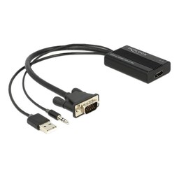 Delock VGA to HDMI Adapter with Audio