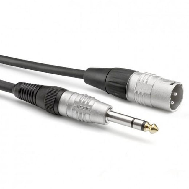 Sommer Cable HBP-XM6S-0090 Audio Adapterkabel [1x XLR-stik 3-polet - 1x Jackstik 6.3 mm (mono)] 0.90 m Sort