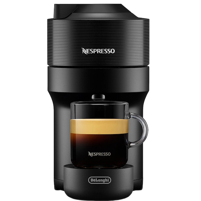 Nespresso Vertuo Pop kaffemaskine fra DeLonghi ENV90.B (sort)