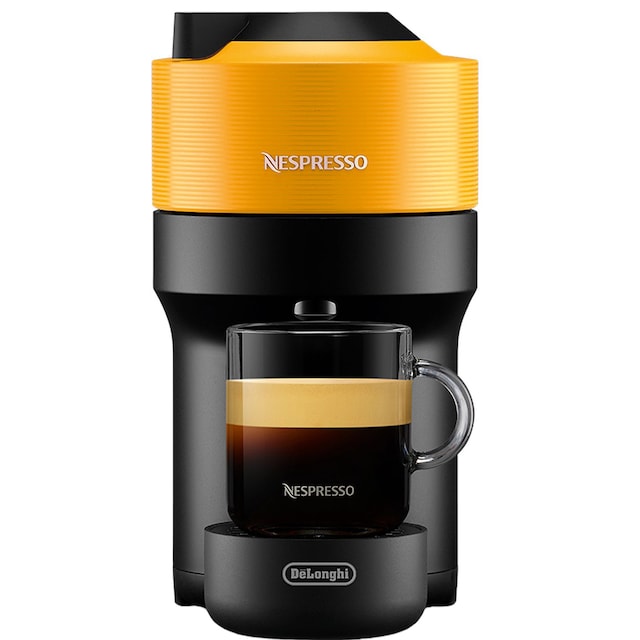 Nespresso Vertuo Pop kaffemaskine fra DeLonghi ENV90.Y (Mango Yellow)