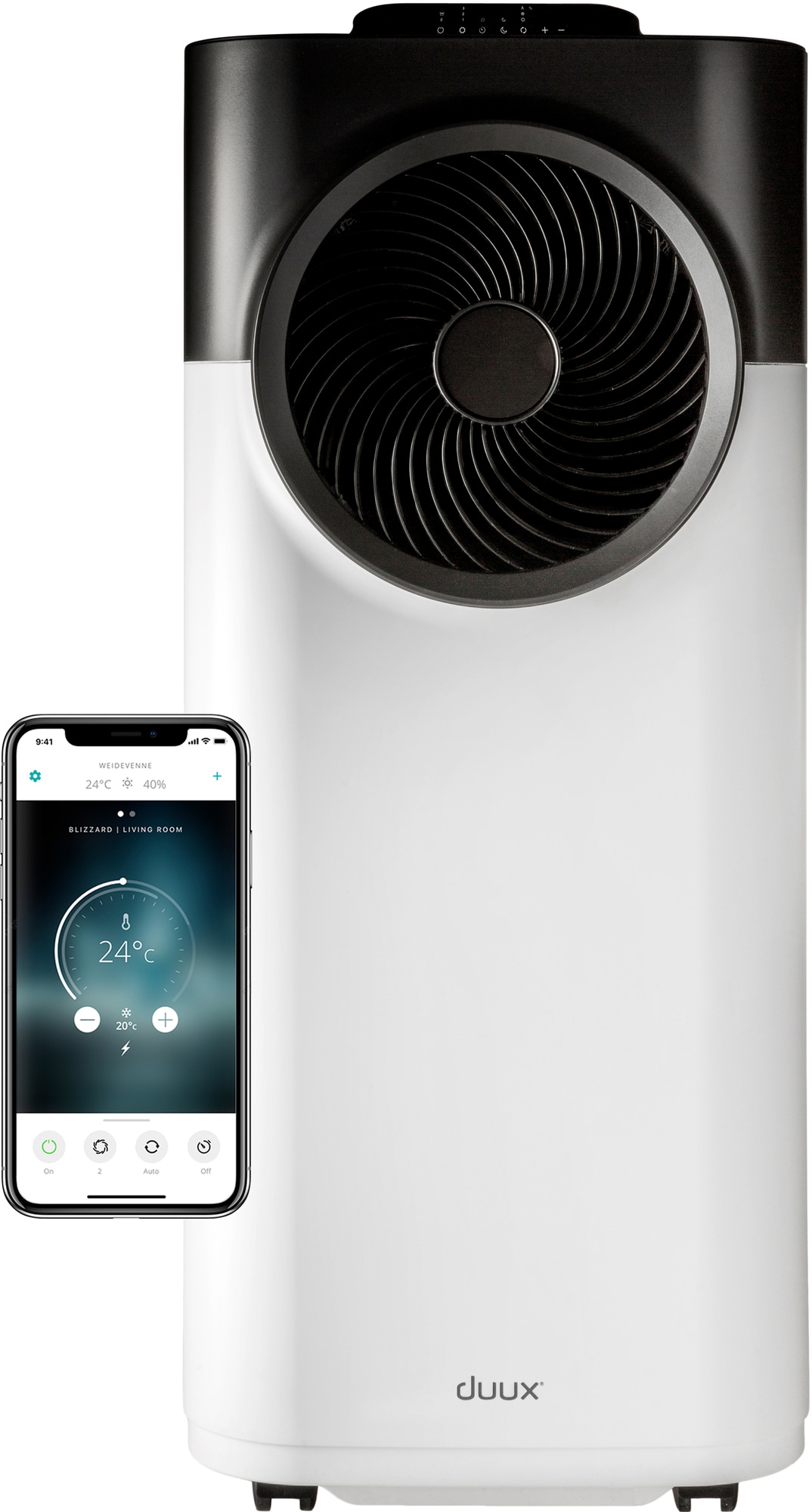 Leder du efter en ny Duux Blizzard mobil smart aircondition - op til 34 m2,  så klik forbi og find den bedste pris i dag!