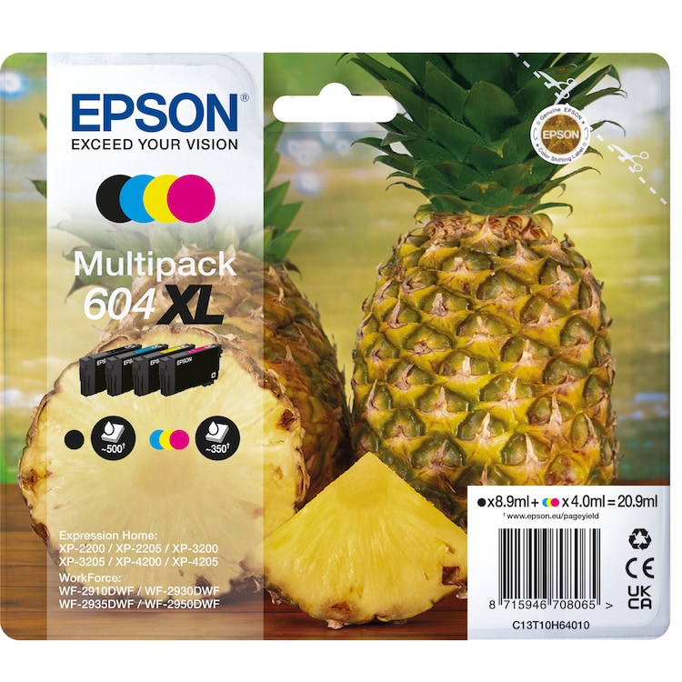 Epson Multipack 604 Xl Blækpatron Multipakke Elgiganten 4118