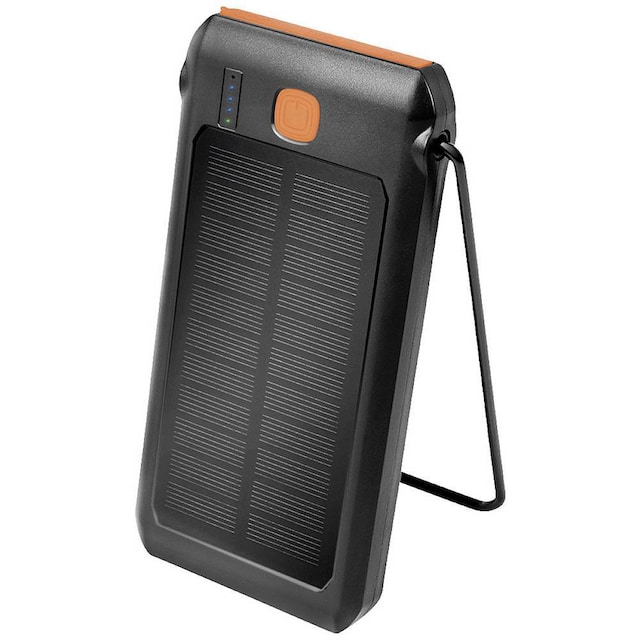 LogiLink PA0273 Solcelle-powerbank Ladestrøm solcelle 250 mA Kapacitet (mAh, Ah) 10000 mAh