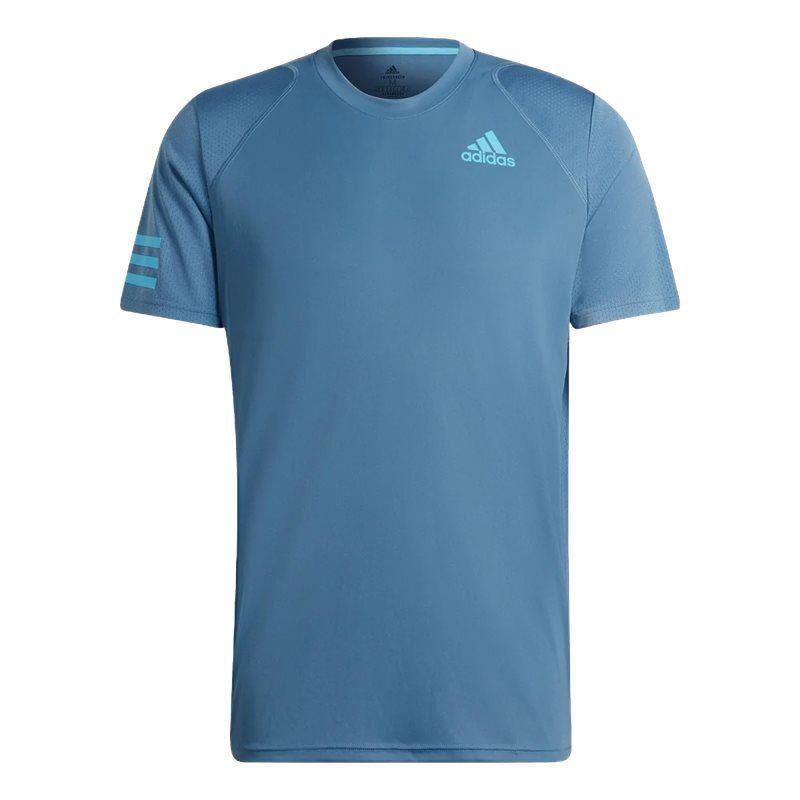Adidas Club 3-Stripe Tee, Padel og tennis T-shirt herrer M | Elgiganten