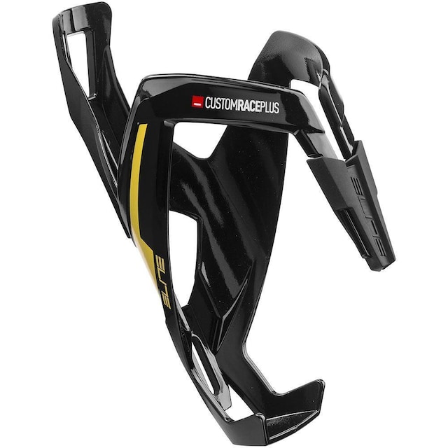 Elite Elite Bottle Cage Custom Race+ Black/Yellow