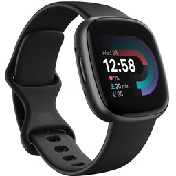 Fitbit Versa 4 smartwatch (Black/Graphite)