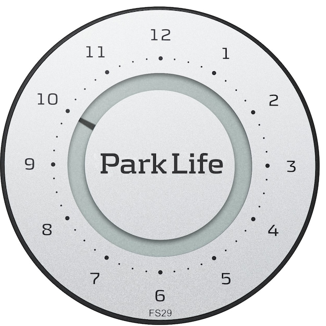 Park Life ParkOne parkeringsskive 6010 - sølv