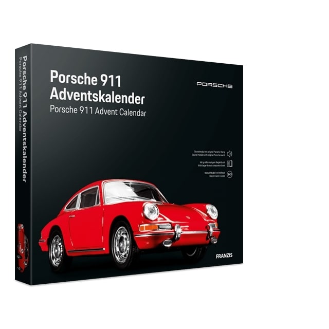 Franzis Porsche Adventskalender Rød