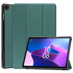 Til Lenovo Tab M10 (Gen 3) Trifoldet Stativdæksel - Grøn