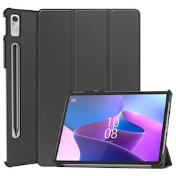 Til Lenovo Tab P11 Pro Gen 2 Tri-fold Stand Tablet-Taske - Sort