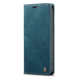 CASEME Retro tegnebog taske til iPhone 14 Pro - Blå