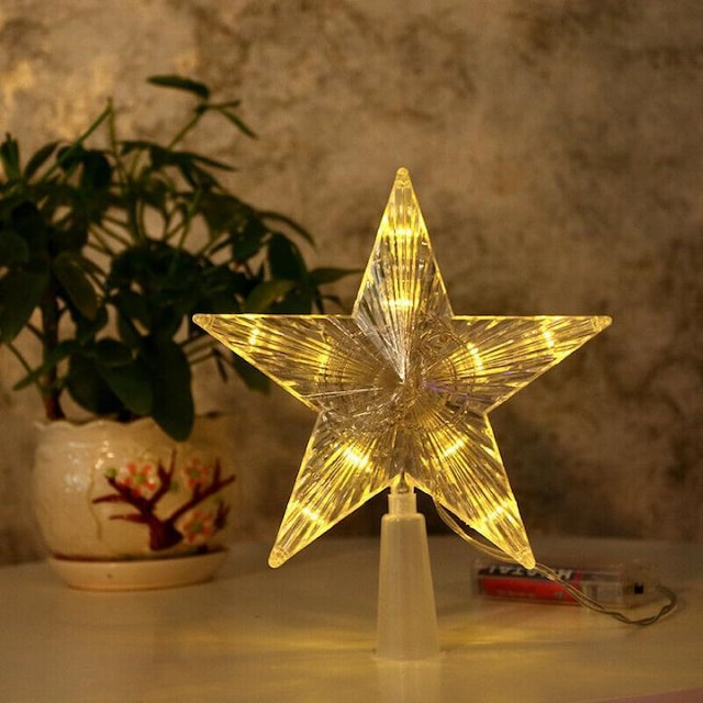 Juletræslysstjerne, Varm hvid