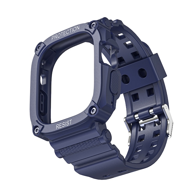INF Beskyttelsesetui og armbånd til Apple Watch Ultra 49mm Mørkeblå