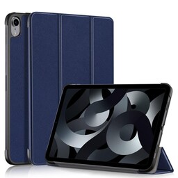 Trifoldet stativetui til iPad 10.9 (2022) Tabletcover - Mørkeblå