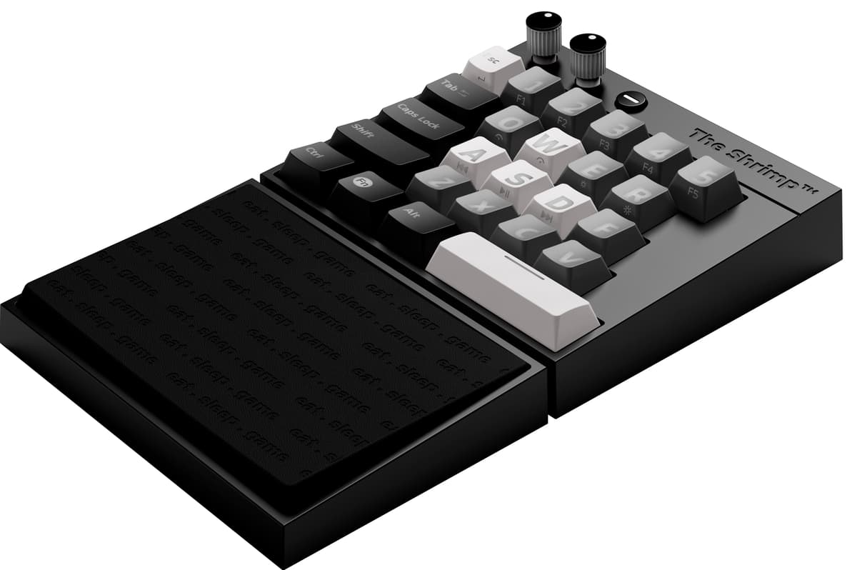 The Shrimp Model 1 mekanisk gaming tastatur (monochrome)