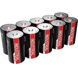 D-batteri Ansmann Industrial Alkali-mangan 1.5 V 10 stk