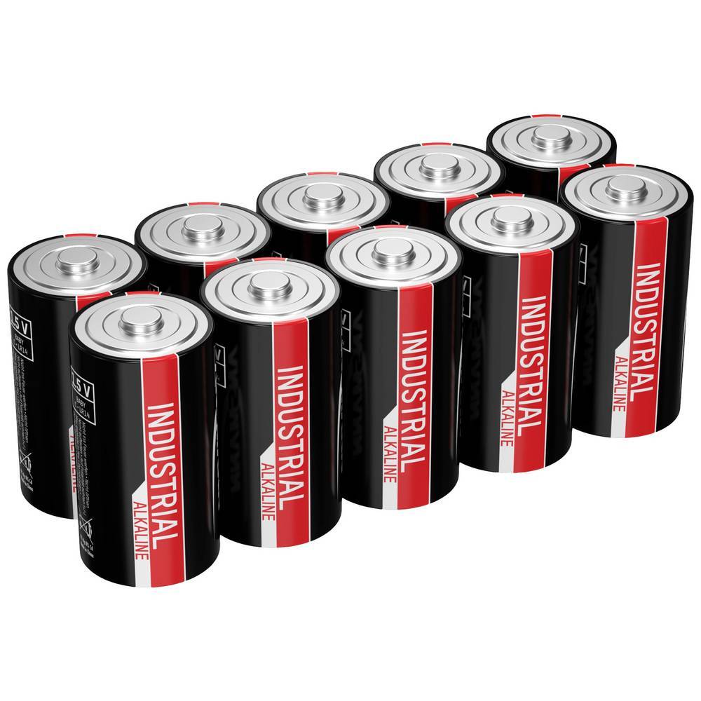 C-batteri R14 Ansmann Industrial Alkali-mangan 1.5 V 10 | Elgiganten