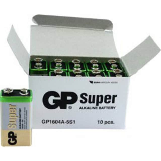GP Batteries GPSUP1604AB10 9 V-blokbatteri 10 stk