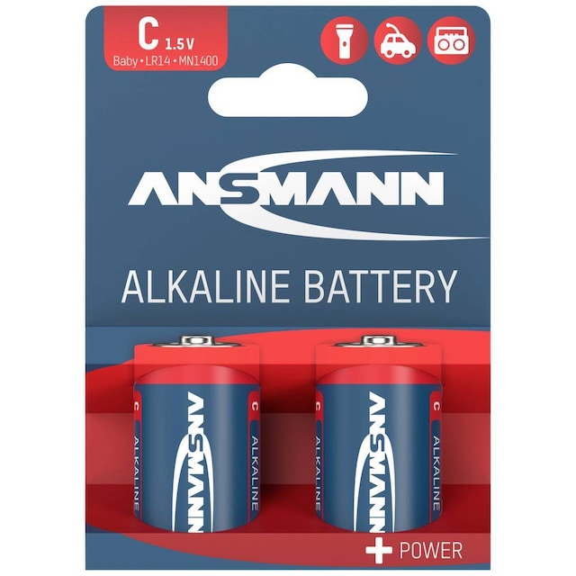Ansmann 1513-0000 C-batteri R14 2 stk