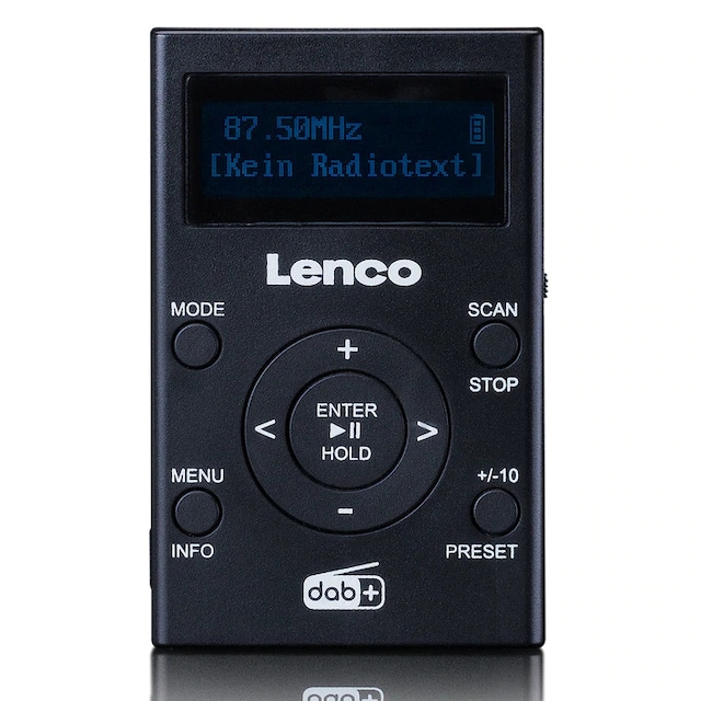 Lenco PDR-11 DAB Radio, Sort