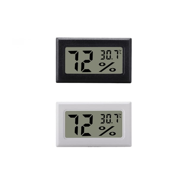 INF Mini digitalt hygrometer / termometer 2-pak