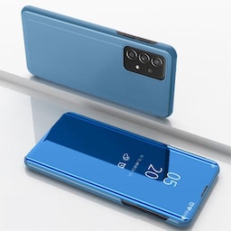 SKALO Samsung A53 5G Clear View Mirror Etui - Blå