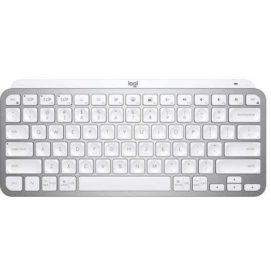 Logitech MX Keys Mini trådløst tastatur (grå) | Elgiganten