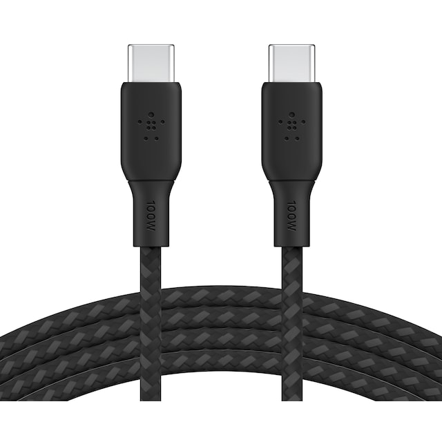 Belkin USB-C til USB-C 2.0-kabel (sort)