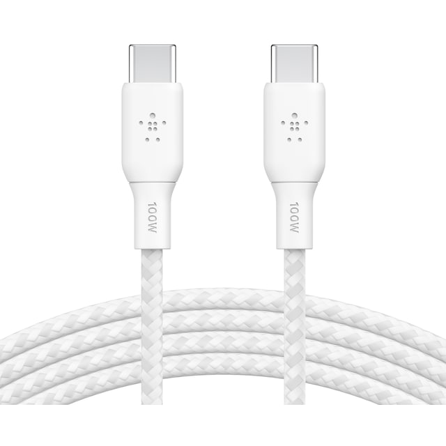 Belkin USB-C to USB-C 2.0-kabel (hvid)