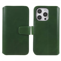 Nordic Covers iPhone 14 Pro Etui Essential Leather Juniper Green