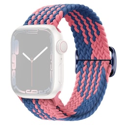 SKALO Flettet Rem Apple Watch 42/44/45/49 mm - Pink-Blå