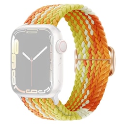 SKALO Flettet Rem Apple Watch 42/44/45/49 mm - Orange-Gul