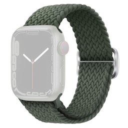 SKALO Flettet Rem Apple Watch 38/40/41mm - Mørkegrøn