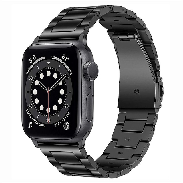 Armbånd BEAD Titanium Apple Watch 7 (41mm) - Sort