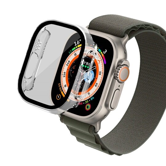 Cover med glasdæksel Apple Watch Ultra (49mm) - Gennemsigtig | Elgiganten