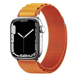 Artic Elastic nylon Armbånd Apple Watch 7 (45mm) - Orange